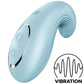 SATISFYER - VIBRATORE DA APPOGGIO DIPPING DELIGHT BLU