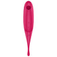 SATISFYER - STIMOLATORE E VIBRATORE TWIRLING PRO AIR PULSE ROSSO