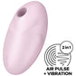 SATISFYER - STIMOLATORE E VIBRATORE VULVA LOVER 3 ROSA
