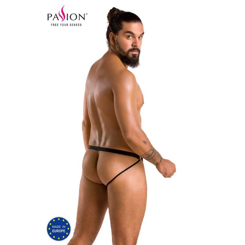 PASSION - 034 SLIP OPEN LUKE NERO L/XL