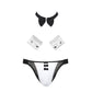PASSION - 036 SLIP ALFROJO NERO S/M