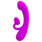 PRETTY LOVE - VIBRATORE SINCERO E ONDE STIMOLANTI PER IL CLITORIDE SILICONE VIOLA