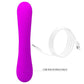 PRETTY LOVE - VIBRATORE SINCERO E ONDE STIMOLANTI PER IL CLITORIDE SILICONE VIOLA