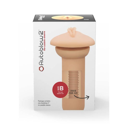 AUTOBLOW - 2+ MANICHE VAGINE TAGLIA B