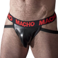MACHO - MX25RC JOCK ROSSO PELLE XL