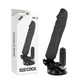 BASECOCK - VIBRATORE REALISTICO TELECOMANDO NERO 20 CM -O- 4 CM