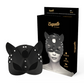 COQUETTE CHIC DESIRE - MASCHERA VEGANA IN PELLE CON ORECCHIE DI GATTO