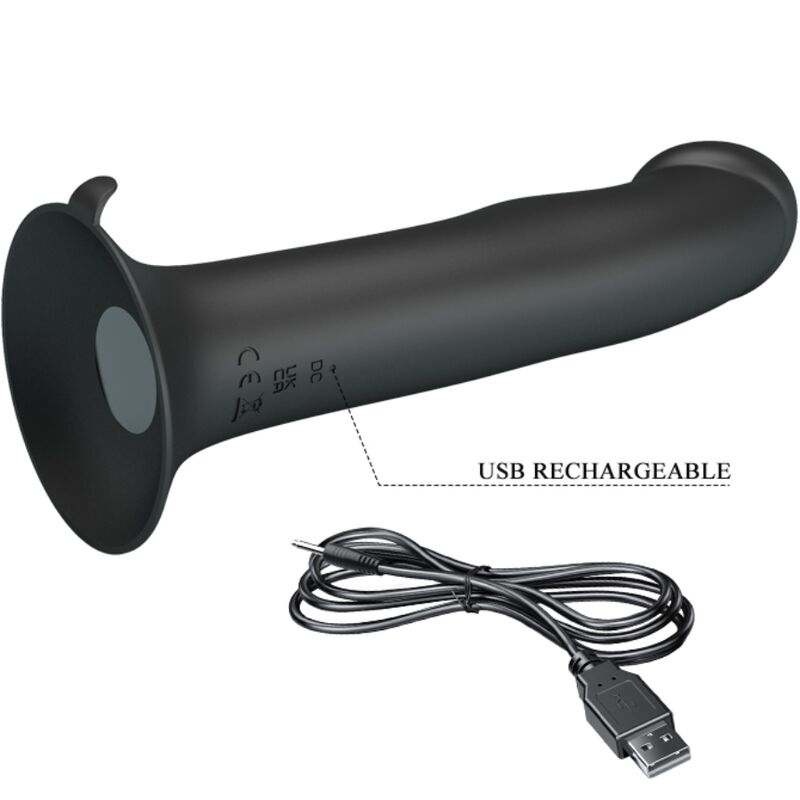 PRETTY LOVE - VIBRATORE MURRAY E ONDE STIMOLANTI PER IL CLITORIDE NERO
