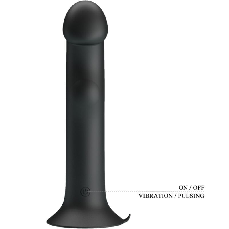 PRETTY LOVE - VIBRATORE MURRAY E ONDE STIMOLANTI PER IL CLITORIDE NERO