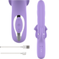 INTENSE - BILLIE VIBRATORE MULTIFUNZIONE RICARICABILE ONDE STIMOLANTI CON PULSANTE VIOLA
