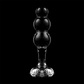 NEBULA SERIES BY IBIZA - MODELLO 1 TAPPO VETRO BOROSILICATO TRASPARENTE 10.5 CM -O- 3 CM