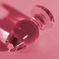 NEBULA SERIES BY IBIZA - MODELLO 3 PLUG ANALE VETRO BOROSILICATO ROSA 11 CM -O- 5 CM