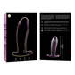 NEBULA SERIES BY IBIZA - MODELLO 5 PLUG ANALE VETRO BOROSILICATO ROSA 12.5 CM -O- 3.5 CM