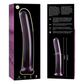 NEBULA SERIES BY IBIZA - MODELLO 9 DILDO IN VETRO BOROSILICATO ROSA 15.5 CM -O- 2.5 CM
