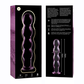 NEBULA SERIES BY IBIZA - MODELLO 10 DILDO IN VETRO BOROSILICATO ROSA 16.5 CM -O- 3.5 CM