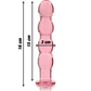 NEBULA SERIES BY IBIZA - MODELLO 10 DILDO IN VETRO BOROSILICATO ROSA 16.5 CM -O- 3.5 CM