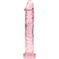 NEBULA SERIES BY IBIZA - MODELLO 12 DILDO IN VETRO BOROSILICATO ROSA 17 CM -O- 3.5 CM