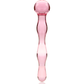 NEBULA SERIES BY IBIZA - MODELLO 13 DILDO IN VETRO BOROSILICATO ROSA 18 CM -O- 3.5 CM