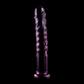 NEBULA SERIES BY IBIZA - MODELLO 16 DILDO IN VETRO BOROSILICATO ROSA 18.5 CM -O- 3 CM