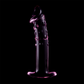 NEBULA SERIES BY IBIZA - MODELLO 19 DILDO IN VETRO BOROSILICATO ROSA 18.5 CM -O- 4 CM