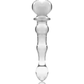 NEBULA SERIES BY IBIZA - MODELLO 21 DILDO IN VETRO BOROSILICATO TRASPARENTE 20.5 CM -O- 3.5 CM