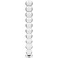 NEBULA SERIES BY IBIZA - MODELLO 22 DILDO IN VETRO BOROSILICATO TRASPARENTE 21.5 CM -O- 2.5 CM