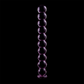 NEBULA SERIES BY IBIZA - MODELLO 22 DILDO IN VETRO BOROSILICATO ROSA 21.5 CM -O- 2.5 CM