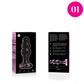 NEBULA SERIES BY IBIZA - MODELLO 1 PLUG ANALE VETRO BOROSILICATO ROSA 10.5 CM -O- 3 CM