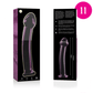 NEBULA SERIES BY IBIZA - MODELLO 11 DILDO IN VETRO BOROSILICATO ROSA 16 CM -O- 3 CM