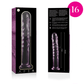 NEBULA SERIES BY IBIZA - MODELLO 16 DILDO IN VETRO BOROSILICATO ROSA 18.5 CM -O- 3 CM
