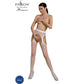 PASSION - COLLEZIONE ECO BODYSTOCKING ECO S002 BIANCO
