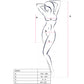 PASSION - BS096 BODYSTOCKING NERO TAGLIA UNICA