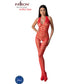 PASSION - BODYSTOCKING BS100 ROSSO TAGLIA UNICA