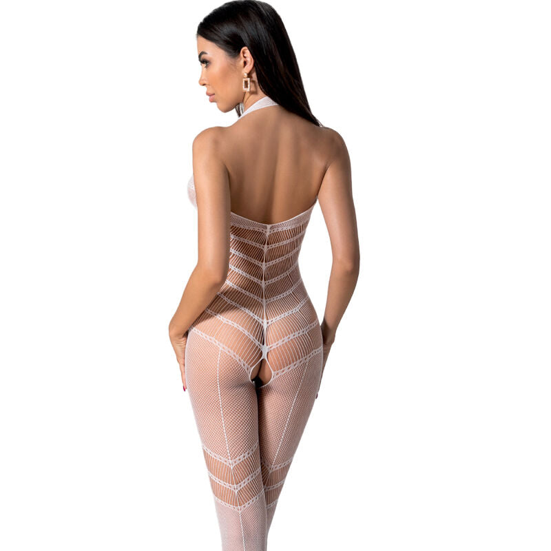 PASSION - BODYSTOCKING BIANCO BS100 TAGLIA UNICA