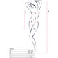 PASSION - BS101 BODYSTOCKING BIANCO TAGLIA UNICA