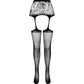 PASSION - S028 COLLANT NERO CON GIARRETTIERA TAGLIA UNICA