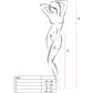 PASSION - S030 CALZE ROSSE CON GIARRETTIERA TAGLIA UNICA