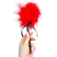 GIOCO SEGRETO - SPOLVERINO MARABOU ROSSO