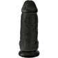 KING COCK - PENE REALISTICO PASSODATO 23 CM NERO