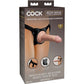 KING COCK - ELITE IMBRAGATURA REGOLABILE CON DILDO 15.2 CM PER PRINCIPIANTI