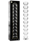 NEBULA SERIES BY IBIZA - MODELLO 22 DILDO IN VETRO BOROSILICATO TRASPARENTE 21.5 CM -O- 2.5 CM