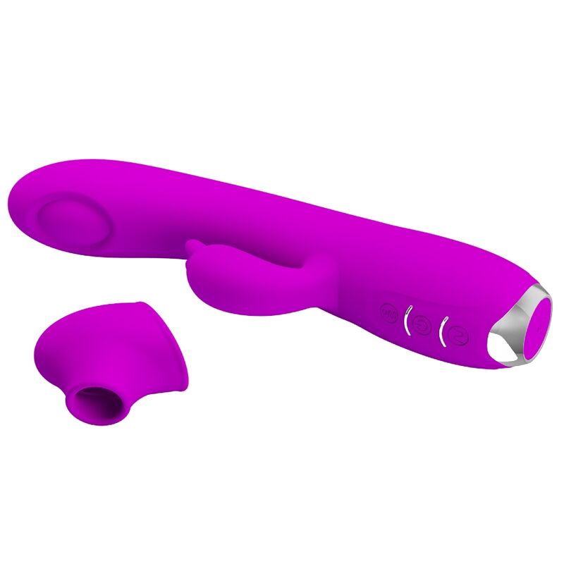 PRETTY LOVE - VIBRATORE REGINA - ONDE STIMOLANTI RICARICABILI VIOLA