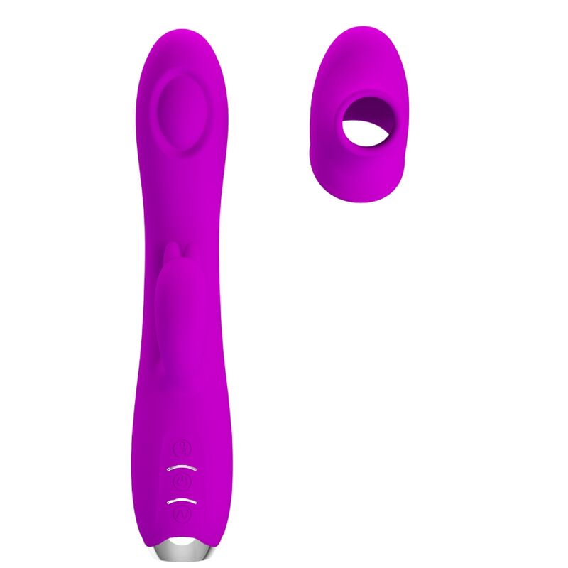 PRETTY LOVE - VIBRATORE REGINA - ONDE STIMOLANTI RICARICABILI VIOLA
