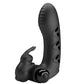 PRETTY LOVE - COPERTURA PER DITA VIBRATORE CONIGLIO NERO VANCE