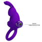 PRETTY LOVE - ANELLO VIBRATORE I CONIGLIO PER PENE VIOLA