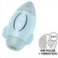 SATISFYER - MISSION CONTROL VIBRATORE PICCOLO BLU A DOPPIO IMPULSO
