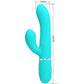 PRETTY LOVE - VIBRATORE MULTIFUNZIONE G-SPOT VERDE ACQUA