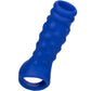 CALEXOTICS - ADMIRAL COPERTURA PER PENE CON PERLINE IN SILICONE LIQUIDO BLU