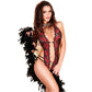 CHILIROSE - CR 3635 BODY FIORI SENZA CAVALLETTO ROSSO S/M