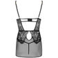 LIVCO CORSETTI FASHION - BARIRIN LC 90633 CAMICIA + PANTY NERO L/XL